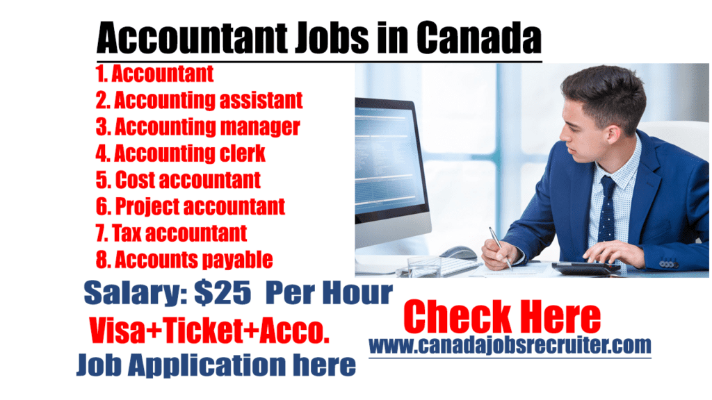 Accountant Jobs In Canada With Average Salary Canada Jobs Recruiter