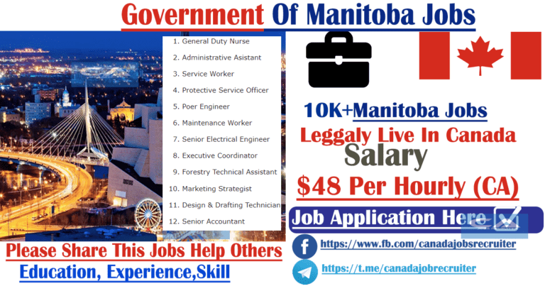 Government Of Manitoba Jobs