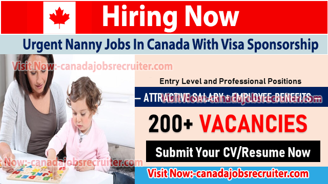 Nanny Jobs In Canada With Visa Sponsorship