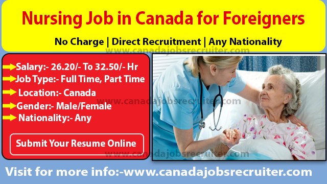 nursing home jobs in canada for foreigners