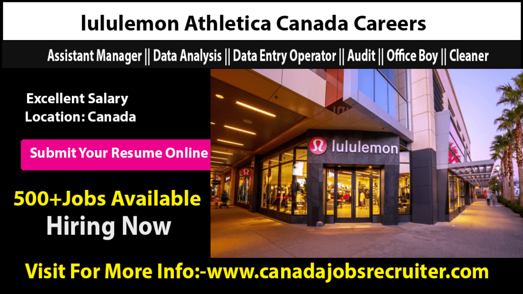 Lululemon Athletica Canada Careers 2022 100 Jobs Available Apply Online Now Canada Jobs 2145