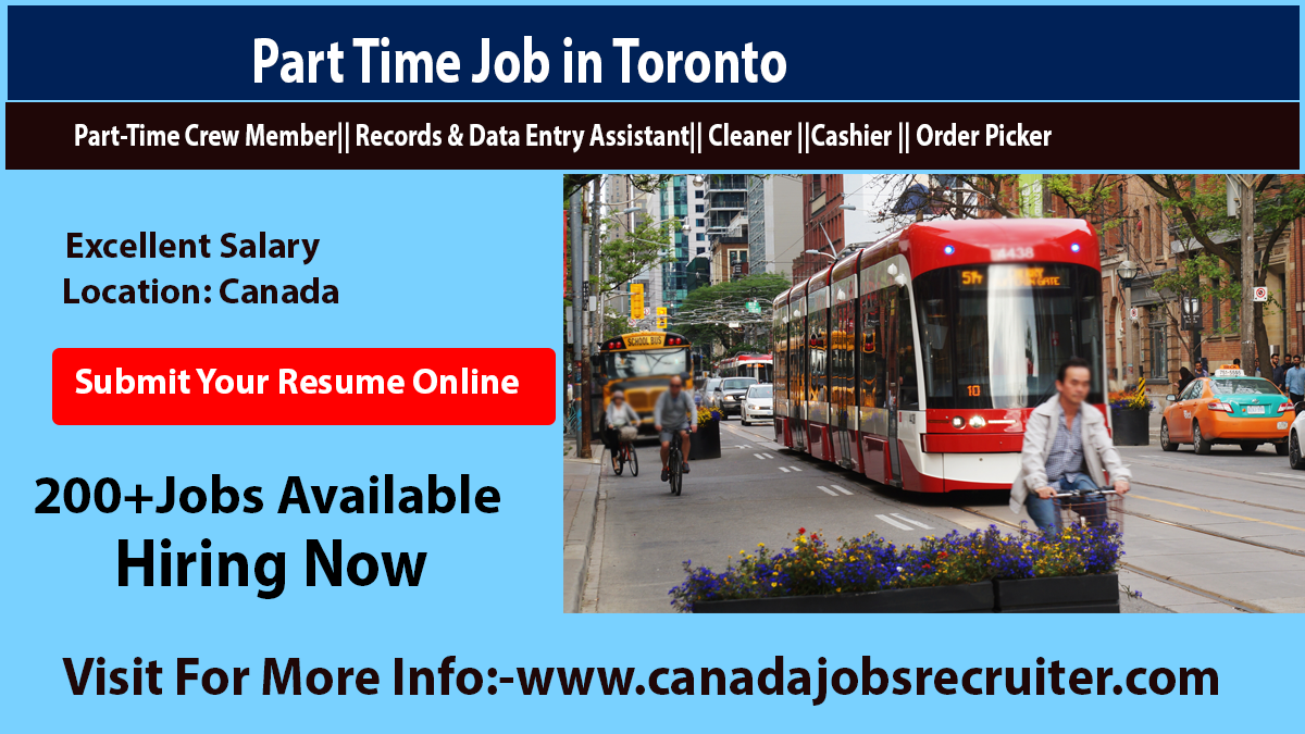 research jobs toronto part time