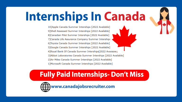 Top Paid Internship In Canada For International Students 2023   Top Paid Internship In Canada For International Students 768x432 