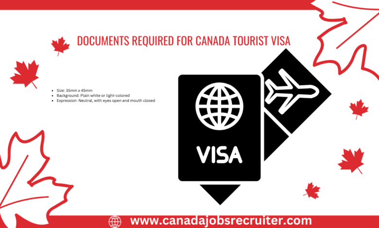 Documents required for Canada tourist visa