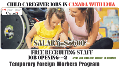 child caregiver jobs in Canada With Lmia