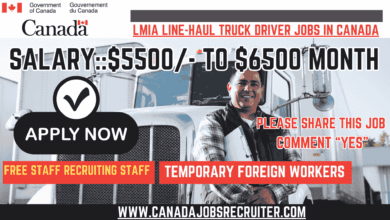 lmia line-haul truck driver jobs in Canada