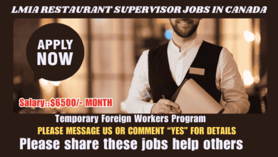 lmia restaurant supervisor jobs in Canada