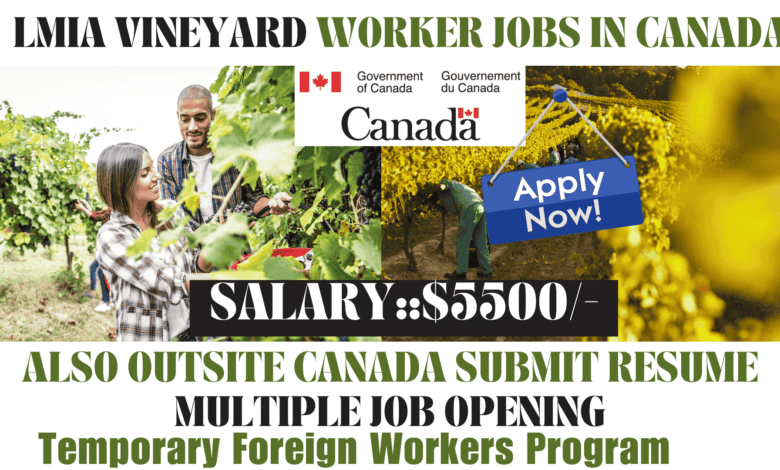 lmia vineyard worker jobs in Canada