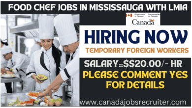 Food chef jobs in Mississauga with lmia