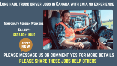 Long haul truck driver jobs in Canada with lmia no experience