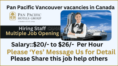 Pan Pacific Vancouver vacancies in Canada