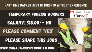 Part time packer jobs in Toronto without experience