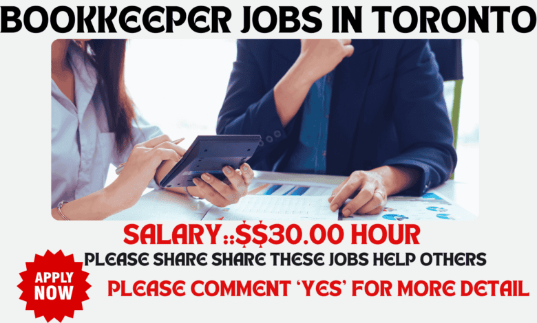 bookkeeper jobs in Toronto