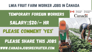 lmia fruit farm worker jobs in Canada