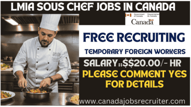 lmia Sous Chef jobs in Canada