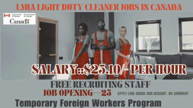 lmia light duty cleaner jobs in Canada