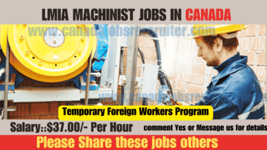 lmia machinist jobs in Canada