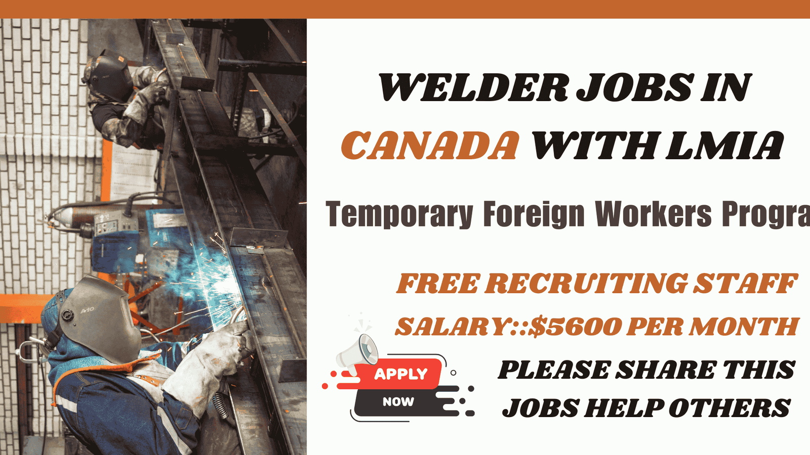 welder jobs in Canada with lmia