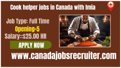 Cook helper jobs in Canada with lmia