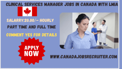 clinical services manager jobs in Canada with lmia