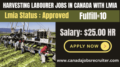 harvesting labourer jobs in Canada with lmia