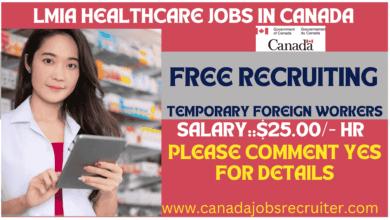 Lmia healthcare jobs in Canada