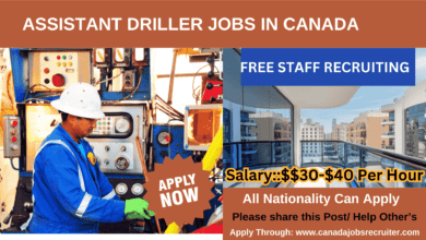 assistant driller jobs in Canada- oil gas jobs