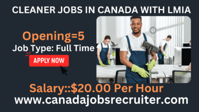 cleaner jobs in Canada with lmia available