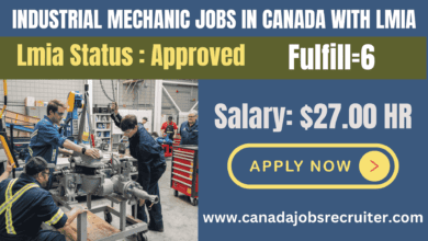 industrial mechanic jobs in Canada with lmia approved