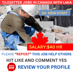 tilesetter jobs in Canada with lmia